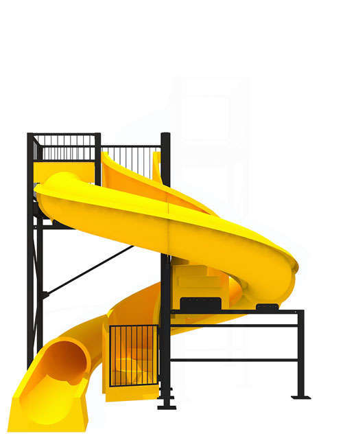 Mini Squirt Waterslide